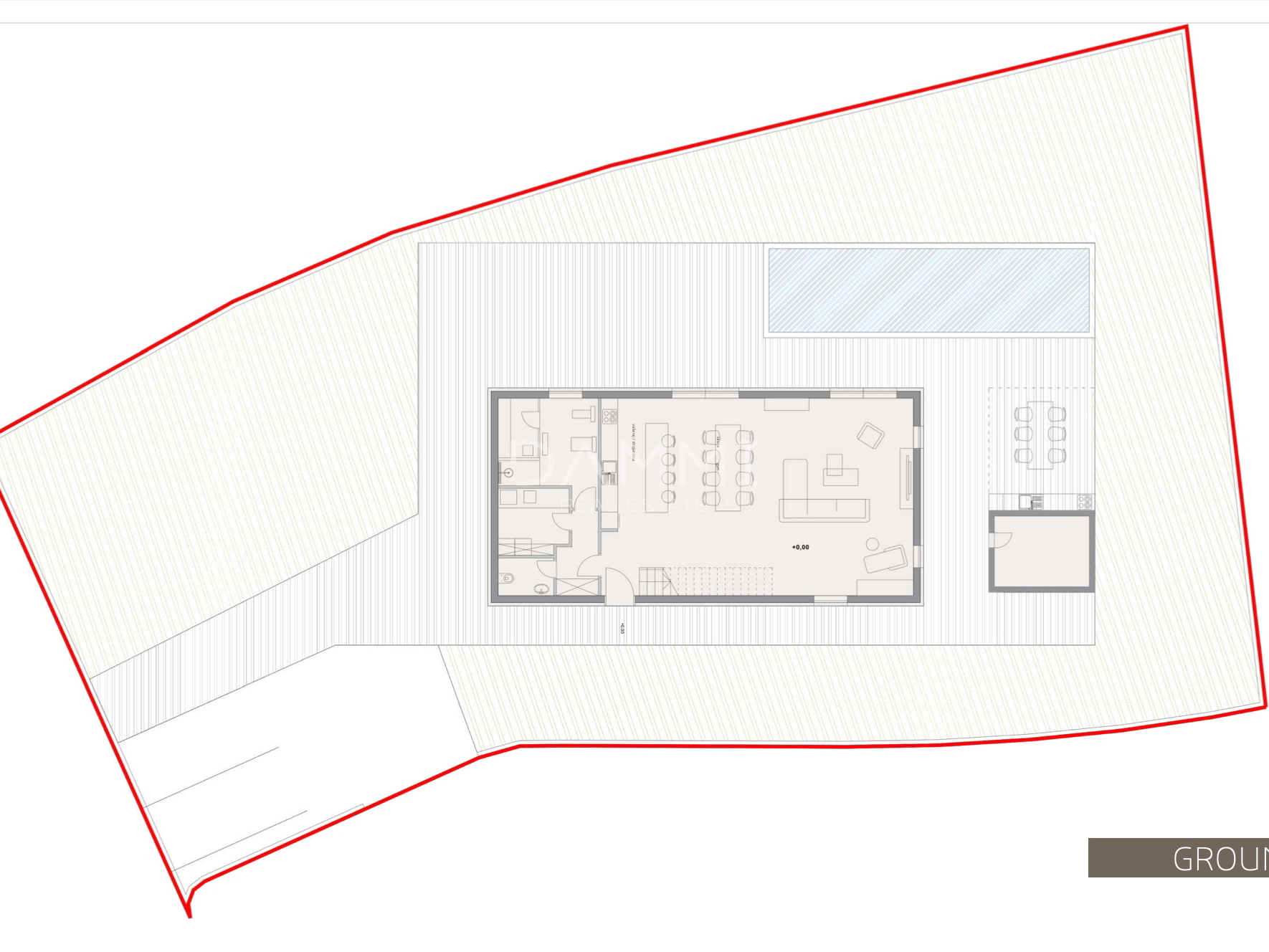 ISTRIA, OPRTALJ - Building plot with building permission and open view